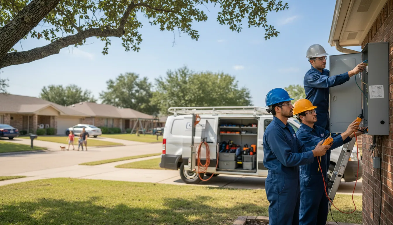 Certified electrician providing emergency electrical services in Chalfont, PA